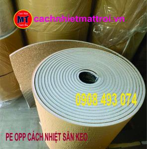 Mút Xốp PE OPP Một Mặt Keo – Giải Pháp Cách Nhiệt, Bảo ôn, Chống Nóng Hiệu Quả 